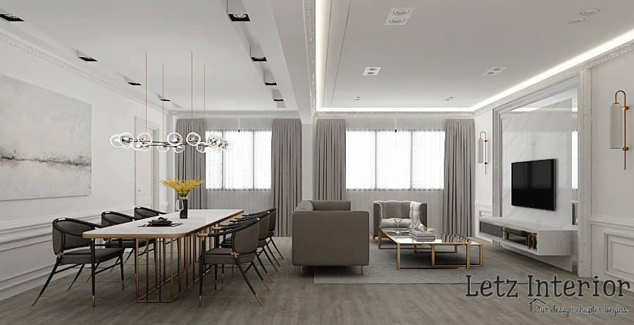 Interior Design project White & Class @Yishun 3